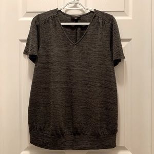 NWOT Lane Bryant Flutter-Sleeve Banded-Hem Tee - Size 10/12